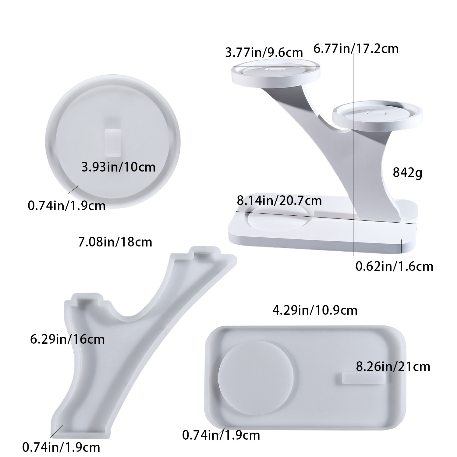 قالب سيليكون لعمل حامل شموع من - مراجعة Candle Holder Supplies وسعره