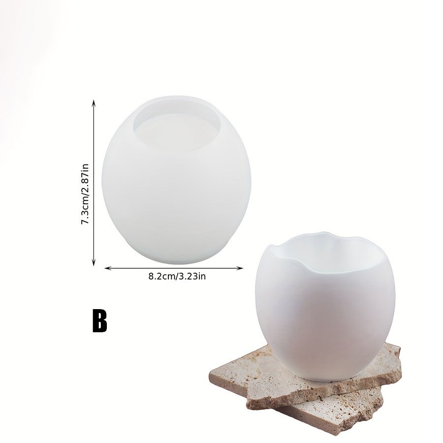 [قالب الراتنج] قالب بيضة سيليك - مراجعة Candle Holder Supplies وسعره