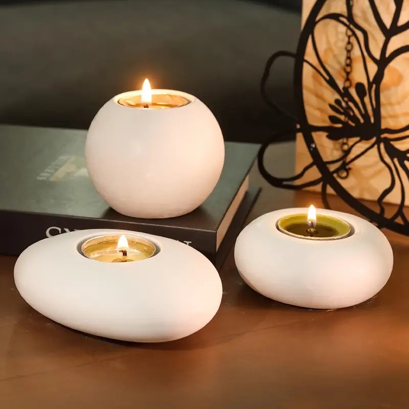 Tealight شمعة حامل الراتنج قال - مراجعة Candle Holder Supplies وسعره
