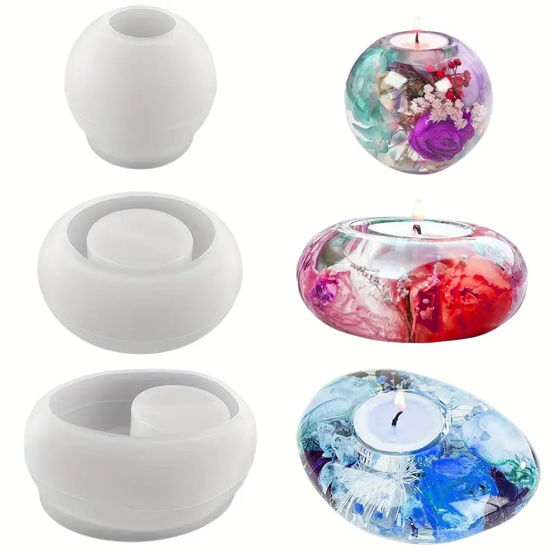 Tealight شمعة حامل الراتنج قال - مراجعة Candle Holder Supplies وسعره