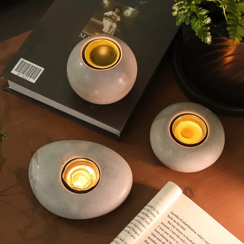 Tealight شمعة حامل الراتنج قال - مراجعة Candle Holder Supplies وسعره