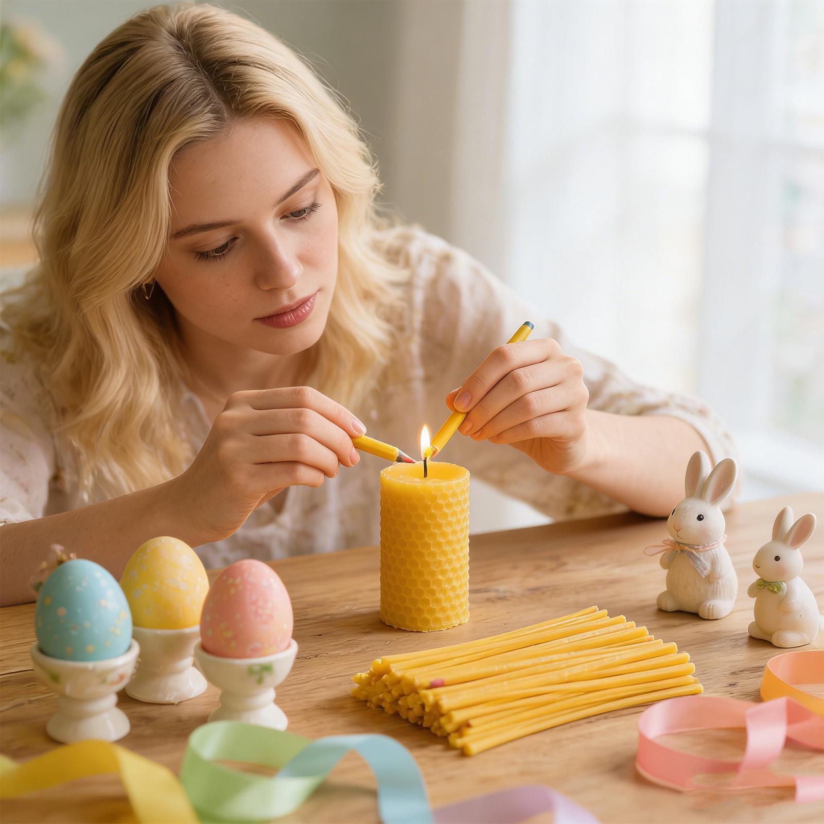 أعواد شمع العسل لتزيين البيض 1 - مراجعة Candle Making Supplies Usa وسعره