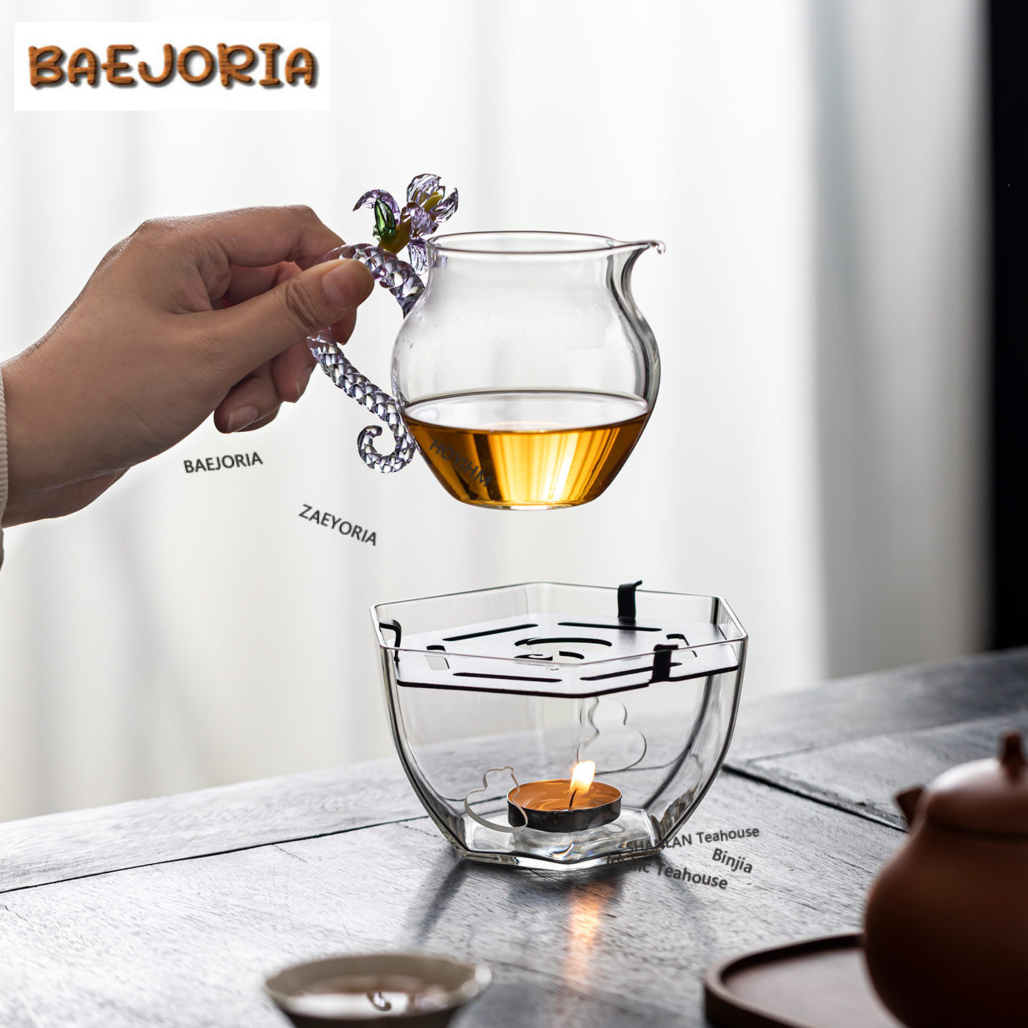 حامل زجاجي سداسي الشكل على شكل - مراجعة Candle Holder Supplies وسعره