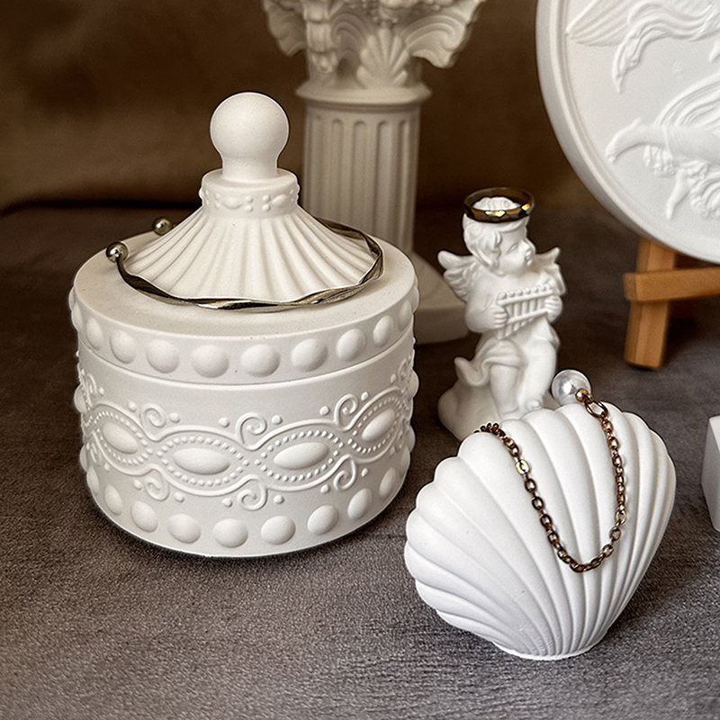 قالب سيليكون لصنع وعاء شمع مخط - مراجعة Candle Supplies Jars وسعره